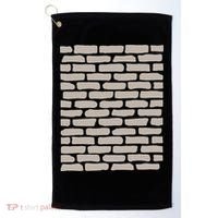 Brick Wall Golf Towel thumb 0