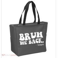 Bruh We Back Teachers Funny Tote Bag thumb 2