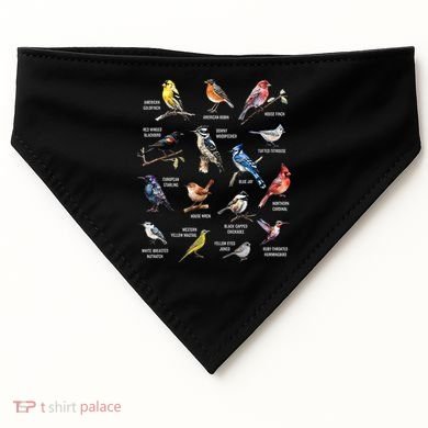 Bird Watching Bird Watcher Bird Lover Birder Birding Nerd USA-Made Doggie Bandana