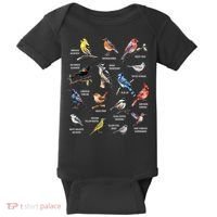 Bird Watching Bird Watcher Bird Lover Birder Birding Nerd Baby Bodysuit thumb 0