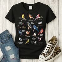Bird Watching Bird Watcher Bird Lover Birder Birding Nerd Women's T-Shirt thumb 3