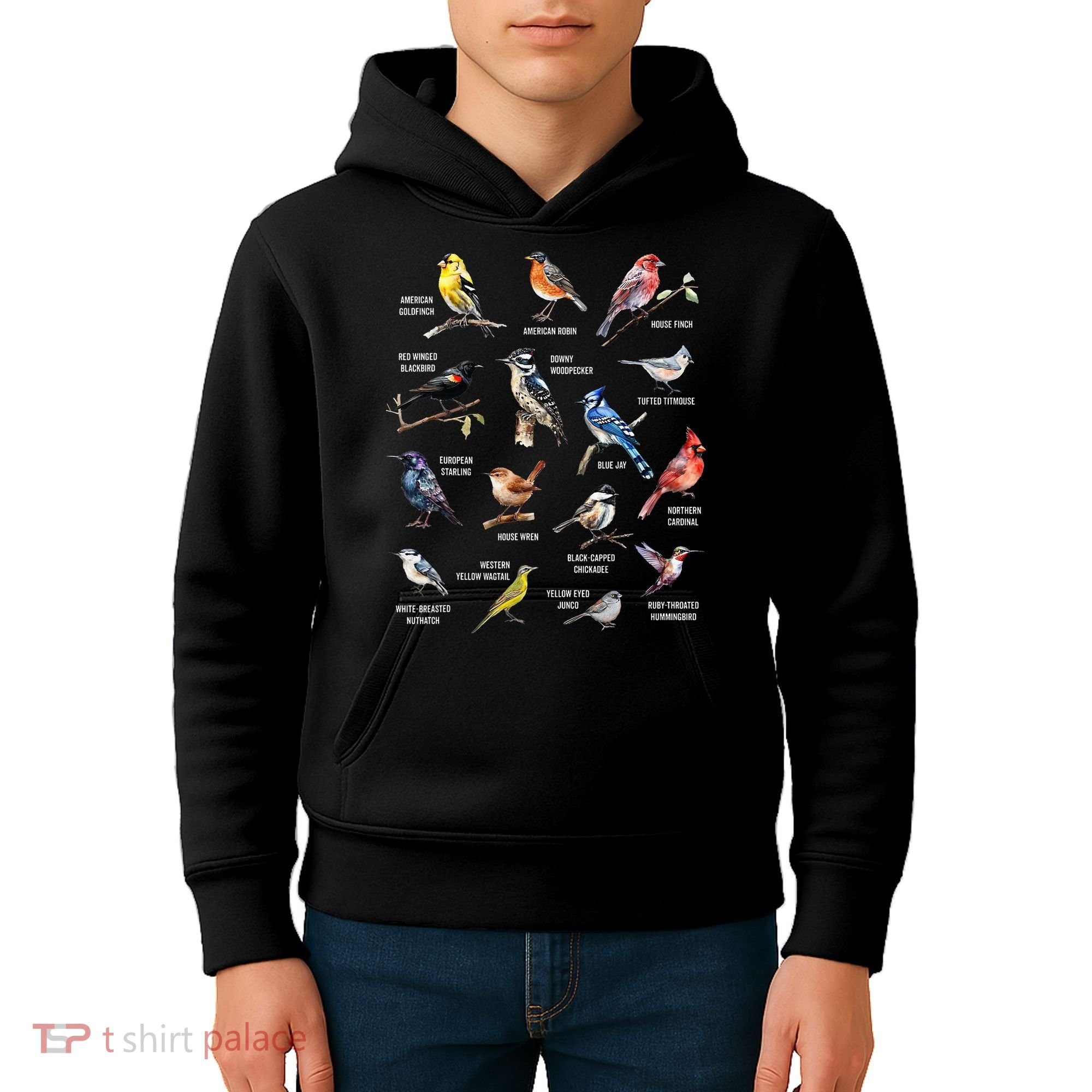 Bird Watching Bird Watcher Bird Lover Birder Birding Nerd Kids Hoodie