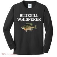 Bluegill Whisperer Bluegill Fishing Kids Long Sleeve Shirt thumb 0