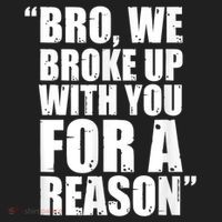 Bro We Broke Up With You For A Reason Beanie thumb 2