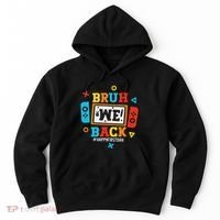 Bruh We Back To School Happy First Day Video Game Hoodie thumb 0