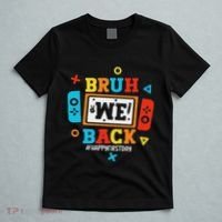 Bruh We Back To School Happy First Day Video Game T-Shirt thumb 5