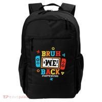 Bruh We Back To School Happy First Day Video Game Backpack thumb 0