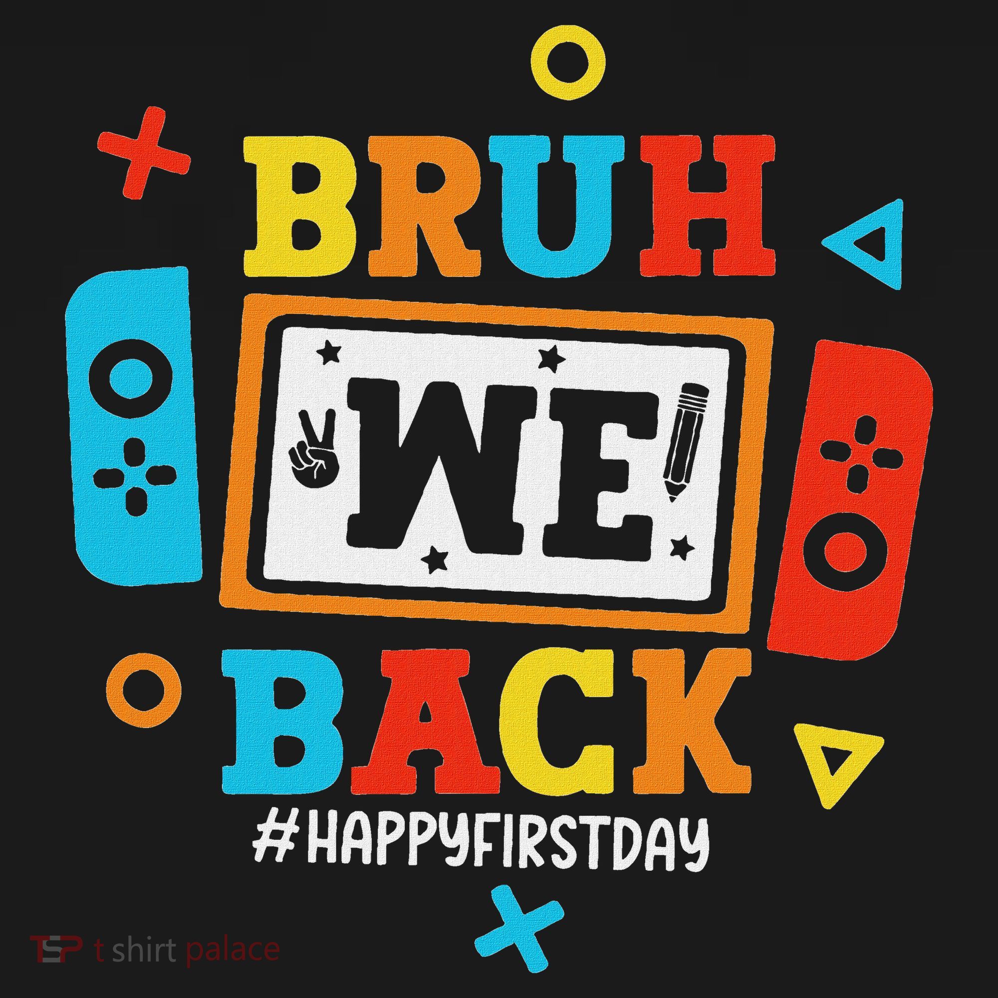 Bruh We Back To School Happy First Day Video Game Mousepad