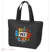 Bruh We Back To School Happy First Day Video Game Tote Bag thumb 3
