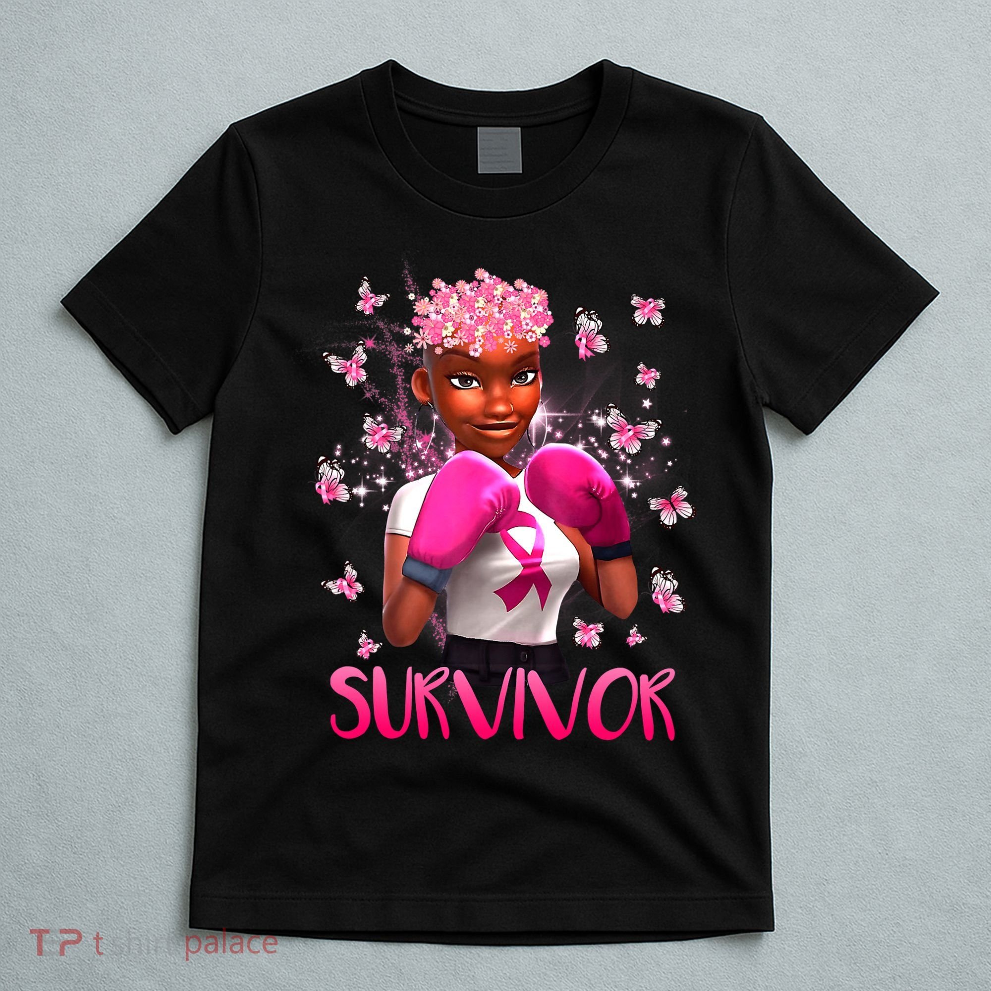 Black Women Breast Cancer Survivor Breast Cancer Awareness T-Shirt