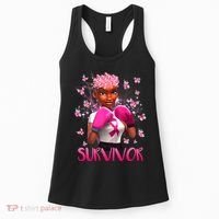 Black Women Breast Cancer Survivor Breast Cancer Awareness Women's Tank Top thumb 0