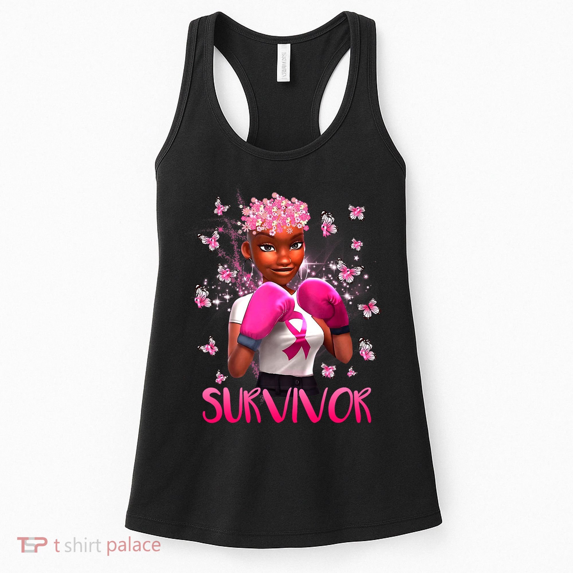 Black Women Breast Cancer Survivor Breast Cancer Awareness Women's Tank Top