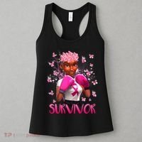 Black Women Breast Cancer Survivor Breast Cancer Awareness Women's Tank Top thumb 3