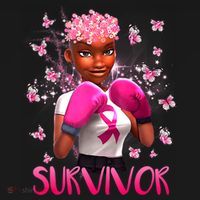 Black Women Breast Cancer Survivor Breast Cancer Awareness Women's Tank Top thumb 5