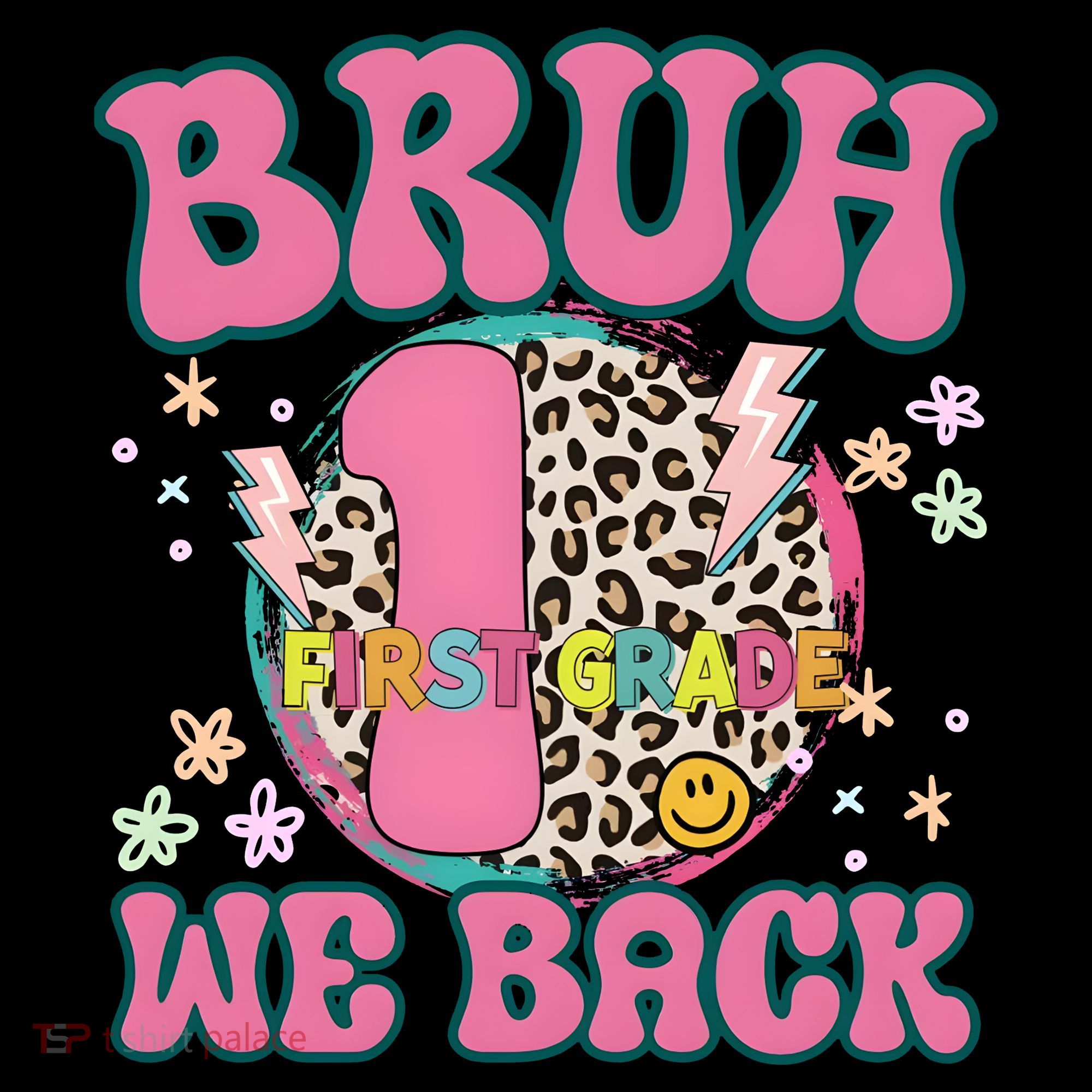 Bruh We Back First Grade Teacher Long Sleeve Shirt