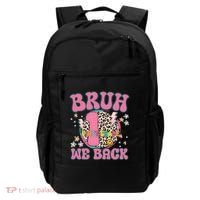 Bruh We Back First Grade Teacher Backpack thumb 0