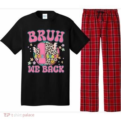 Bruh We Back First Grade Teacher Pajama Set
