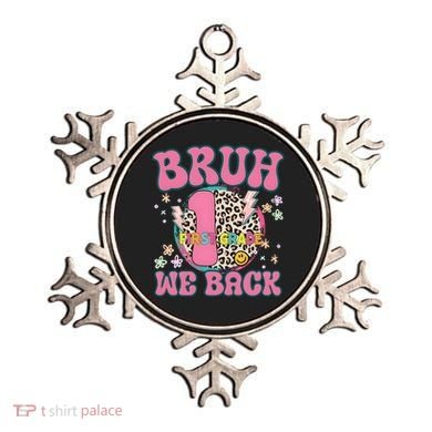 Bruh We Back First Grade Teacher Ornament