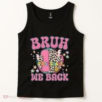 Bruh We Back First Grade Teacher Tank Top thumb 2