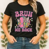 Bruh We Back First Grade Teacher Women's T-Shirt thumb 2