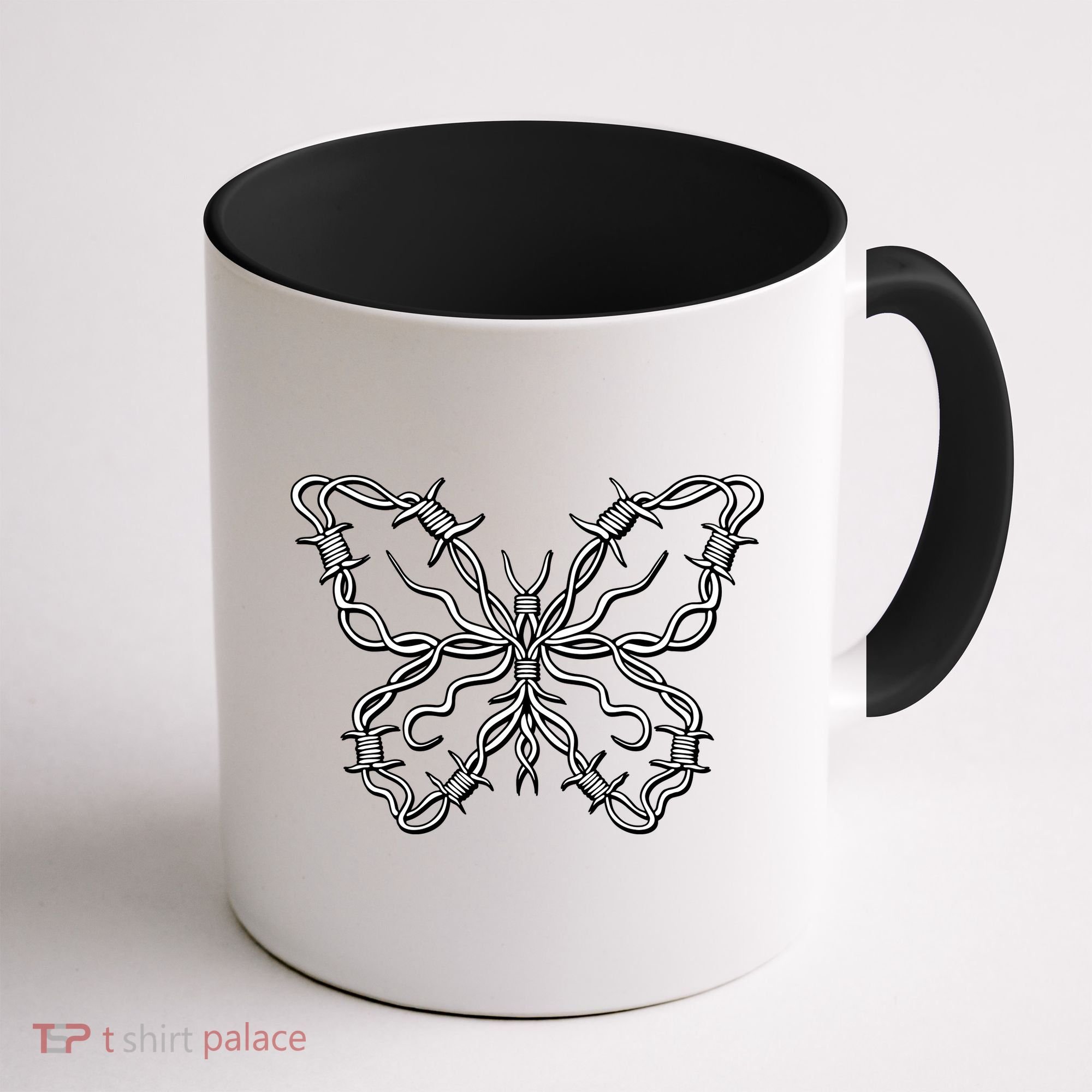 Barbed Wire Butterfly Coffee Mug