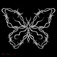 Barbed Wire Butterfly Ornament thumb 1