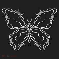 Barbed Wire Butterfly Hat thumb 2