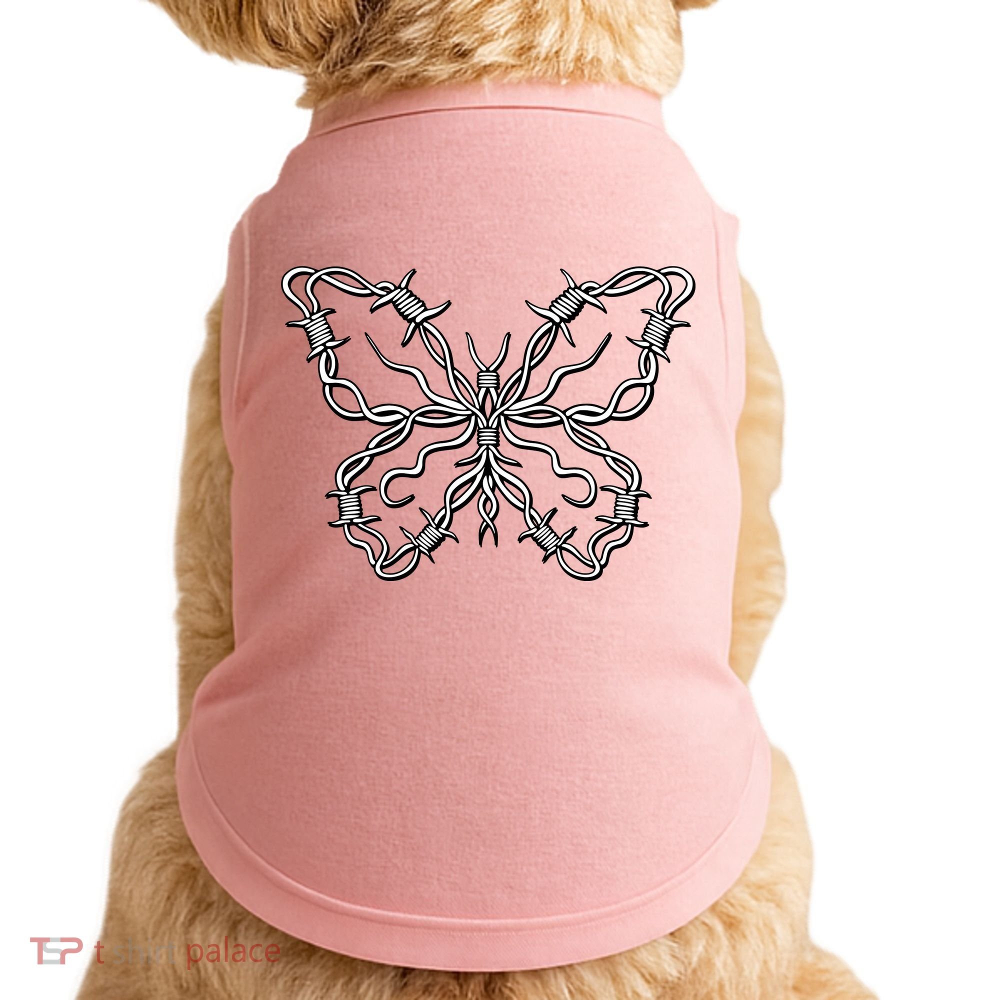 Barbed Wire Butterfly Doggie Tank