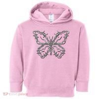 Barbed Wire Butterfly Toddler Hoodie thumb 0