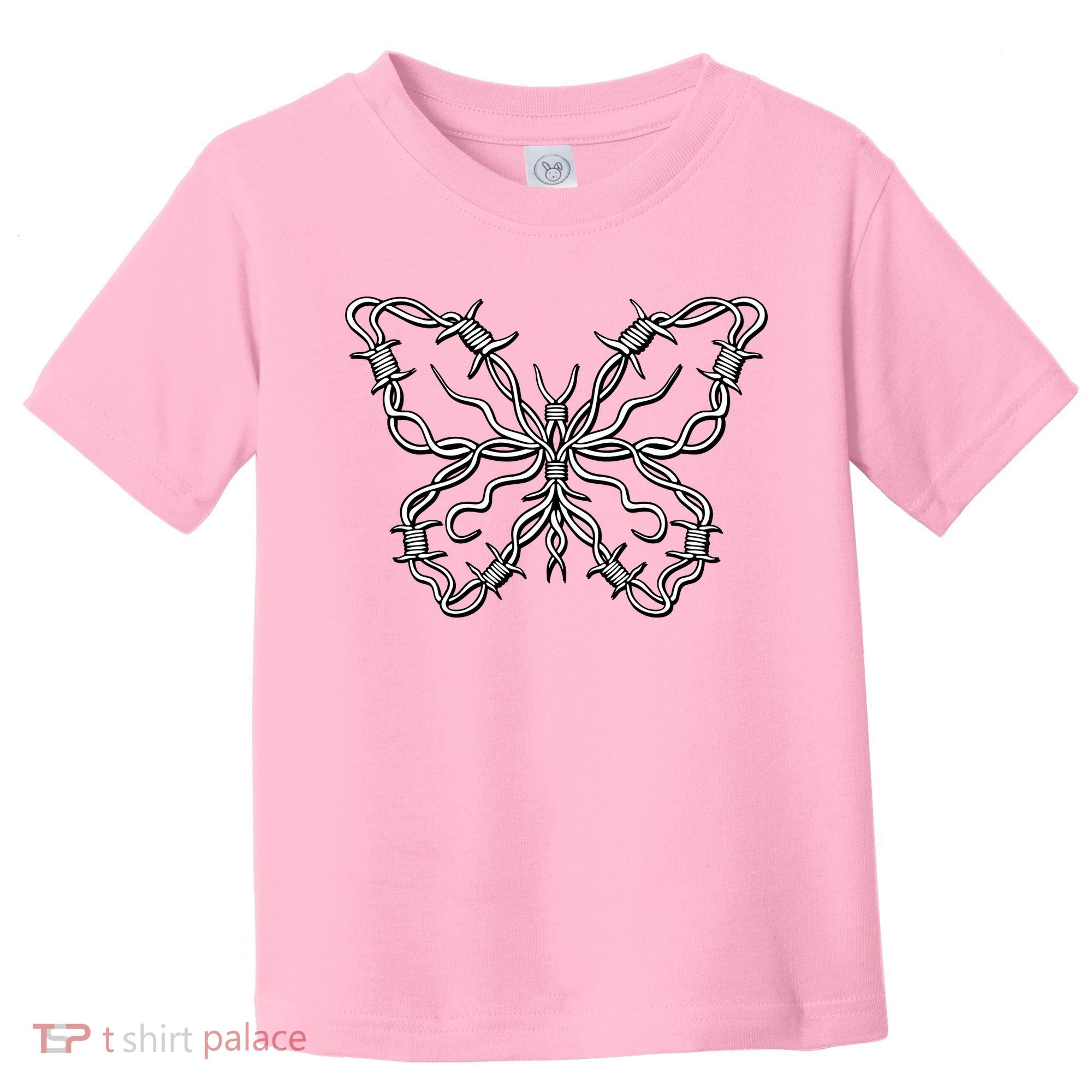 Barbed Wire Butterfly Toddler T-Shirt