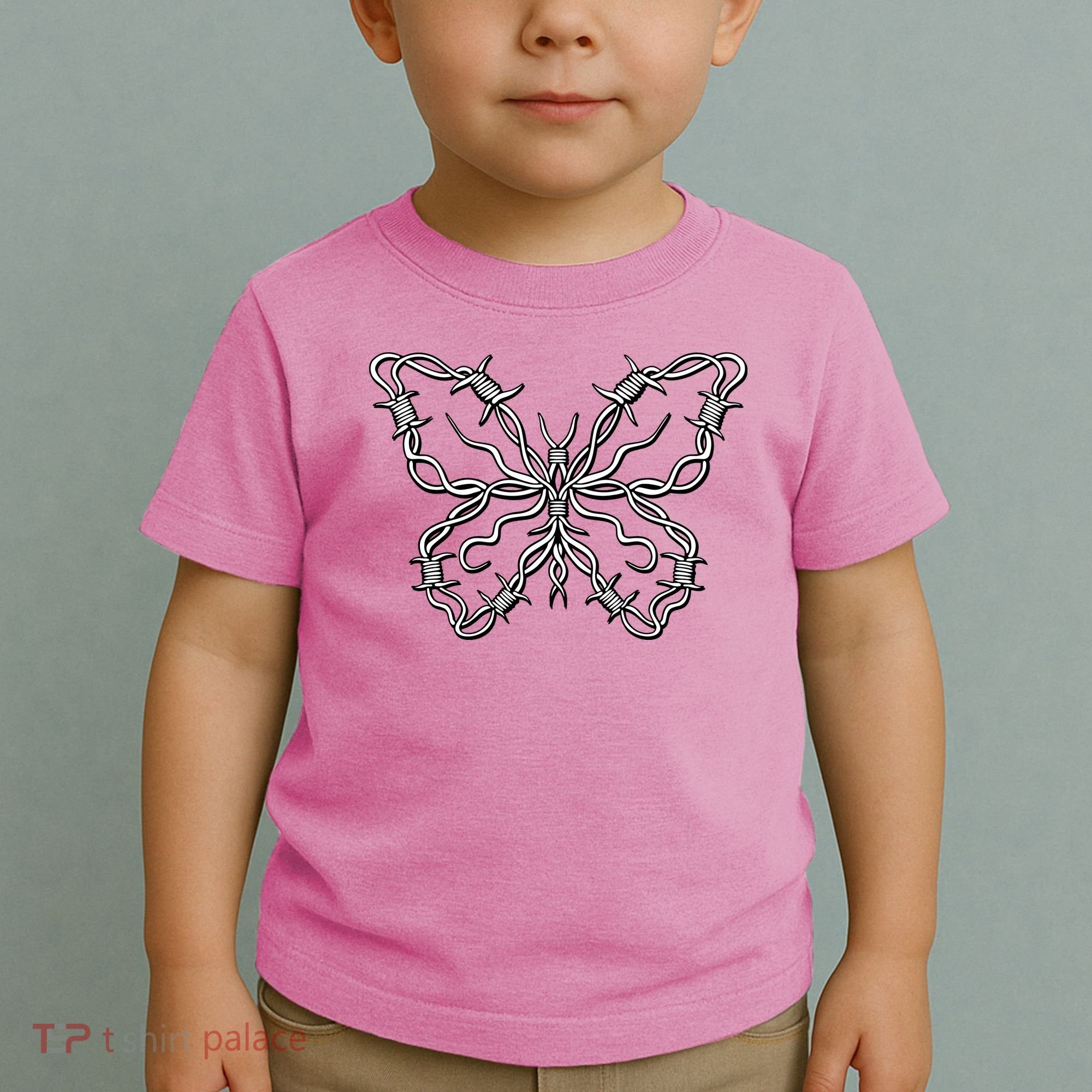 Barbed Wire Butterfly Toddler T-Shirt