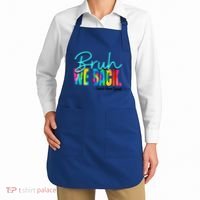 Bruh We Back Happy First Day Of School Lunch Hero Squad Funny Gift Apron thumb 2