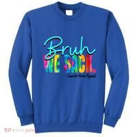 Bruh We Back Happy First Day Of School Lunch Hero Squad Funny Gift Sweatshirt thumb 0