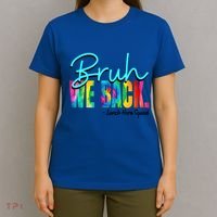 Bruh We Back Happy First Day Of School Lunch Hero Squad Funny Gift T-Shirt thumb 4