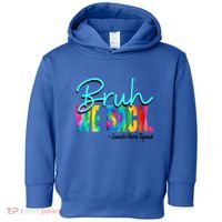 Bruh We Back Happy First Day Of School Lunch Hero Squad Funny Gift Toddler Hoodie thumb 0