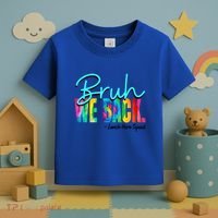 Bruh We Back Happy First Day Of School Lunch Hero Squad Funny Gift Toddler T-Shirt thumb 3