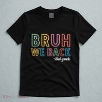 Bruh We Back 2nd Grade Back To School 2024 T-Shirt thumb 5