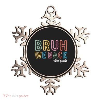 Bruh We Back 2nd Grade Back To School 2024 Ornament