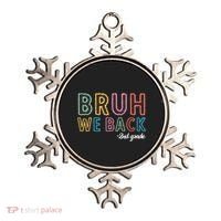 Bruh We Back 2nd Grade Back To School 2024 Ornament thumb 0