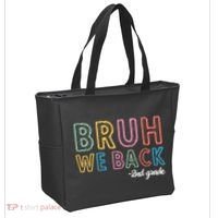 Bruh We Back 2nd Grade Back To School 2024 Tote Bag thumb 2