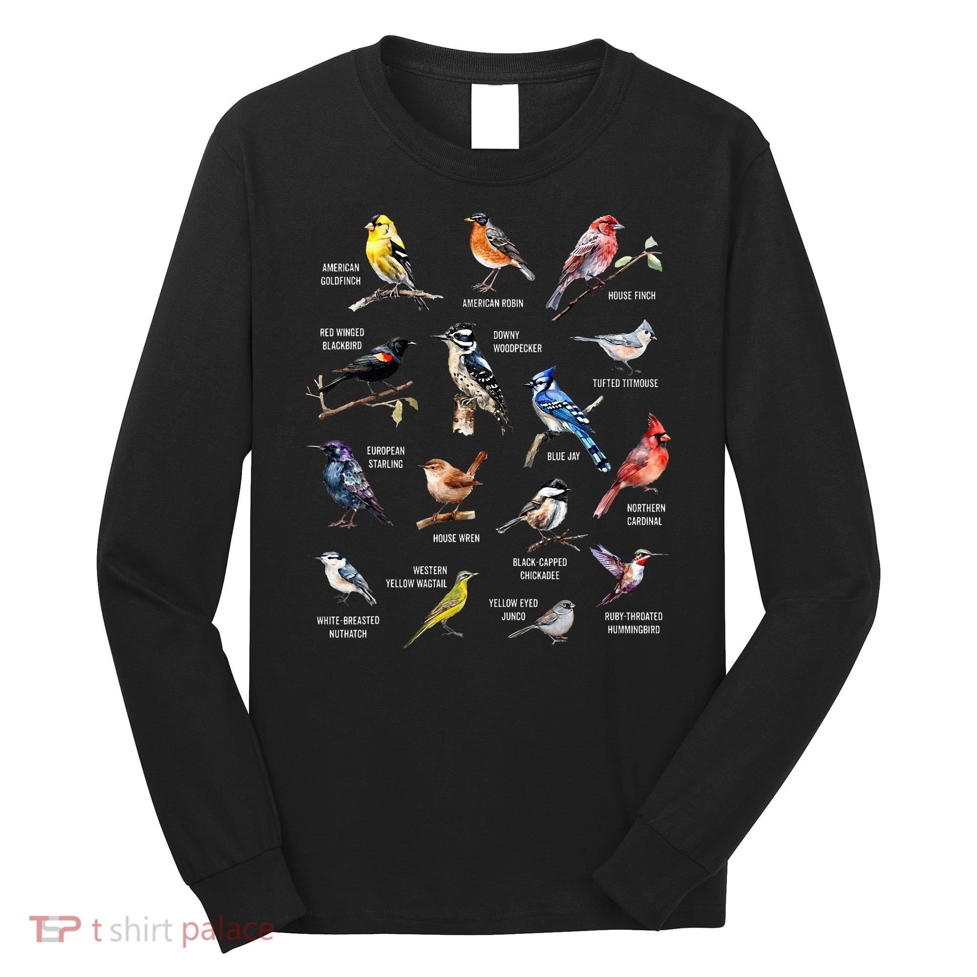 Bird Watching Bird Watcher Bird Lover Birder Birding Nerd Long Sleeve Shirt