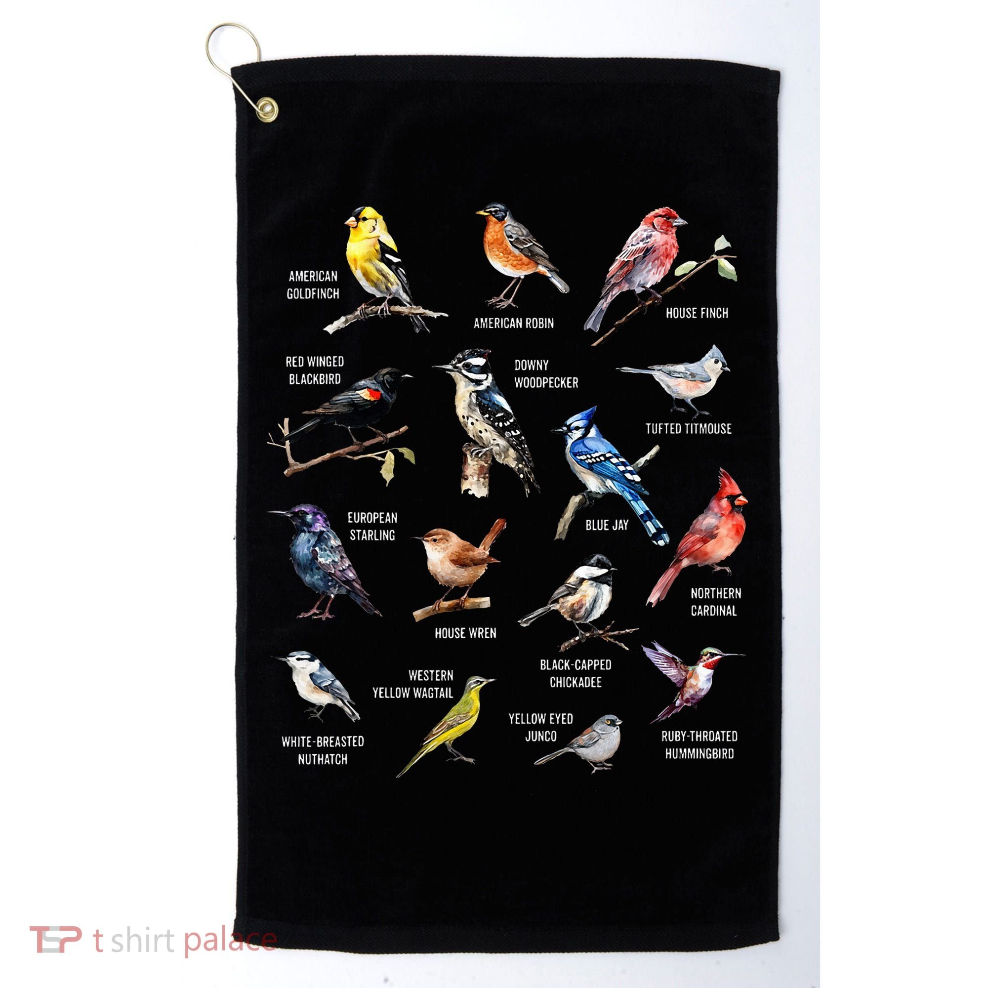 Bird Watching Bird Watcher Bird Lover Birder Birding Nerd Golf Towel