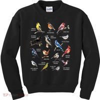 Bird Watching Bird Watcher Bird Lover Birder Birding Nerd Kids Sweatshirt thumb 0