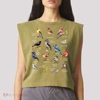 Bird Watching Bird Watcher Bird Lover Birder Birding Nerd Garment-Dyed Women's Muscle Tee thumb 2