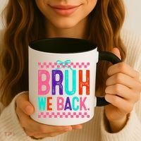 Bruh We Back Cute Funny Back To School Gift Coffee Mug thumb 3