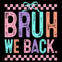 Bruh We Back Cute Funny Back To School Gift Baby Bodysuit thumb 2
