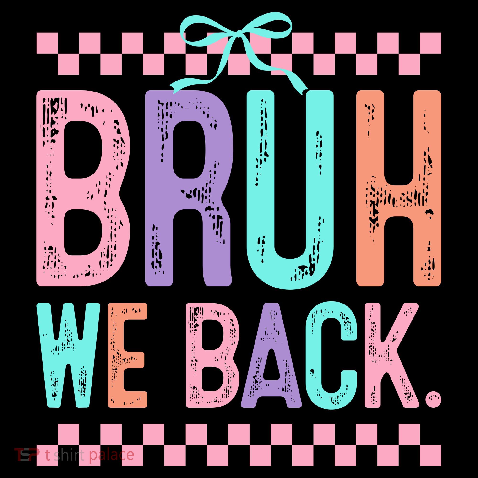 Bruh We Back Cute Funny Back To School Gift Kids Sweatshirt