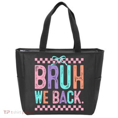 Bruh We Back Cute Funny Back To School Gift Tote Bag