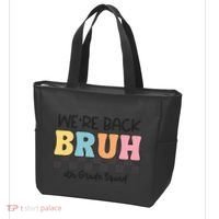 Bruh We Back 6th Grade Squad Tote Bag thumb 3