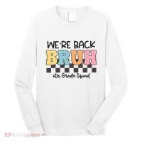 Bruh We Back 6th Grade Squad Long Sleeve Shirt thumb 0